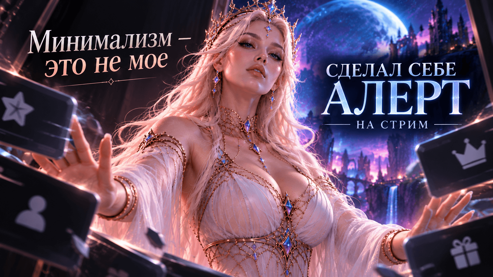 Необычный донат-алерт "Goddess"